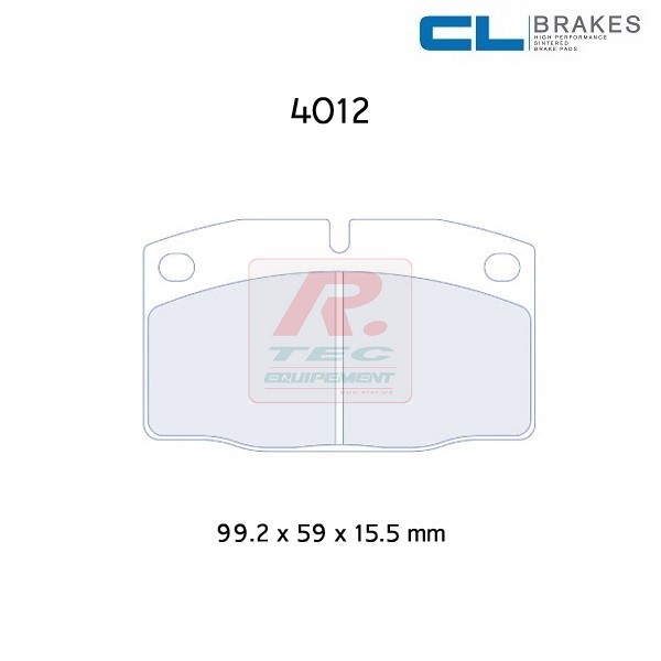 4012RC6 - Plaquettes CL brakes RC6