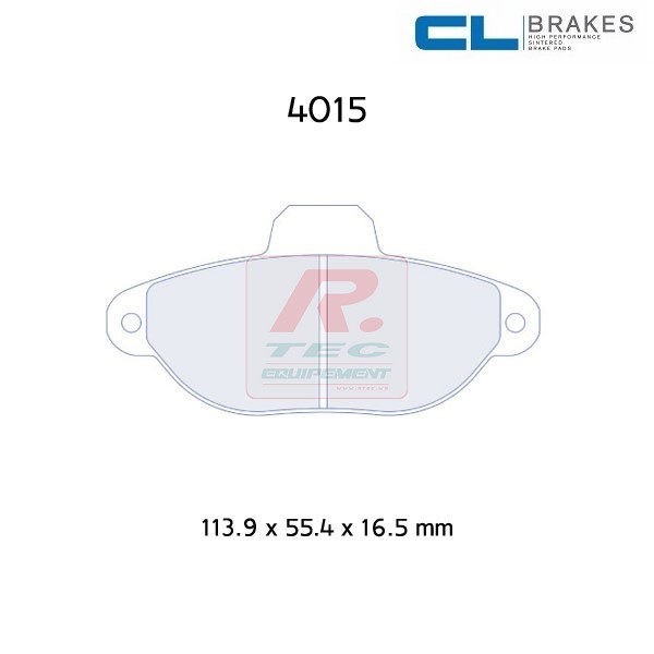 4015RC6 - Pastillas de freno CL Brakes RC6