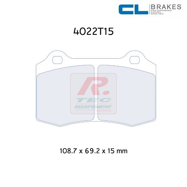 4022T15RC6E - Pastillas de freno CL Brakes RC6E