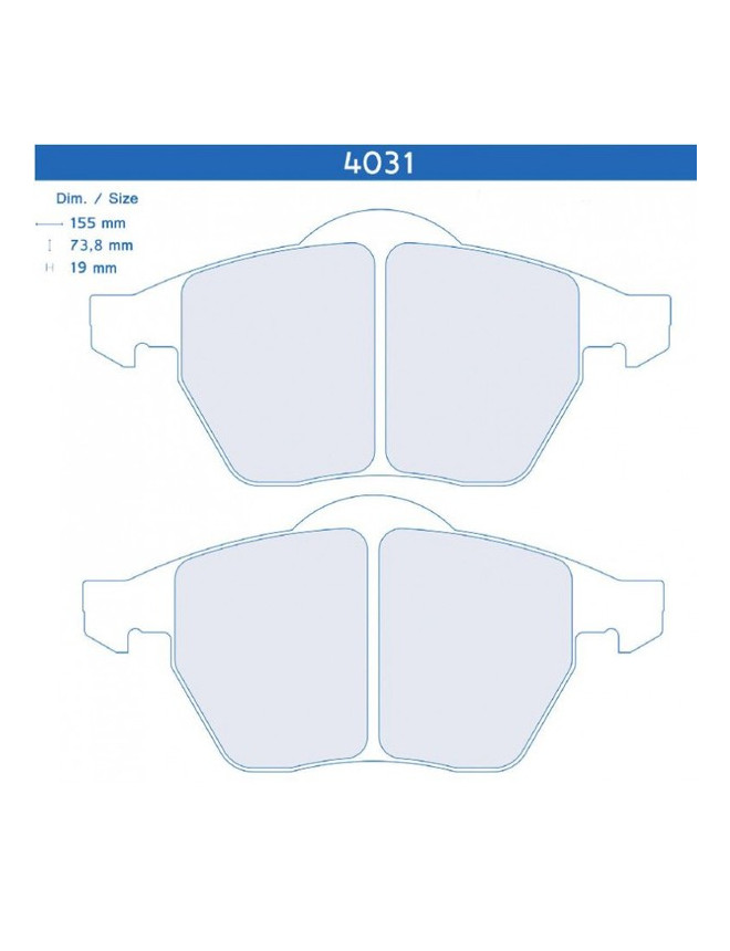 4031RC6E - CL Brakes remblokken RC6E