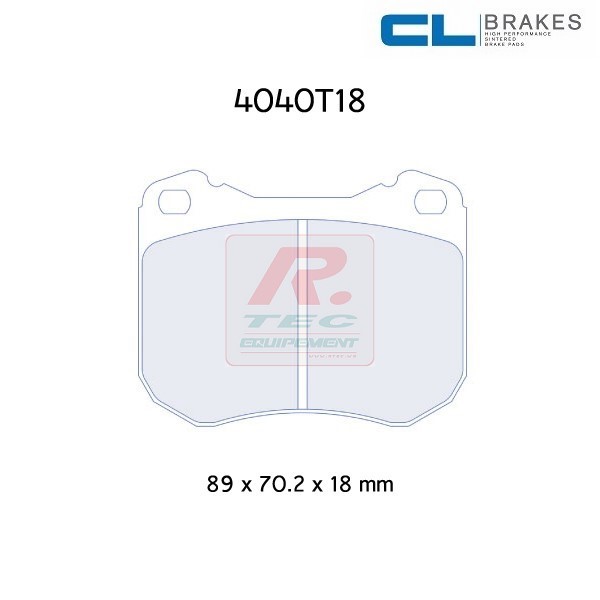 4040T18RC6E - Plaquettes CL brakes RC6E