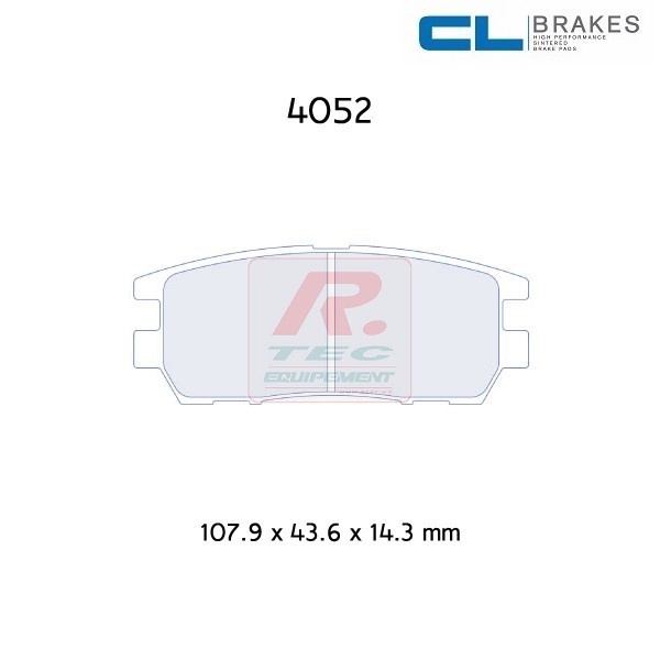 4052RC5 - Plaquettes CL brakes RC5