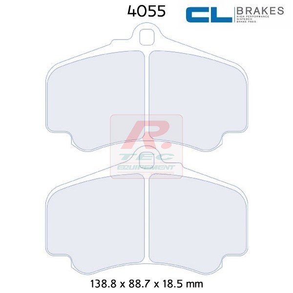 4055RC8 - Plaquettes CL brakes RC8