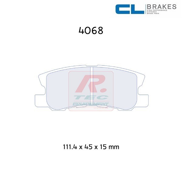 4068RC5 - Plaquettes CL brakes RC5