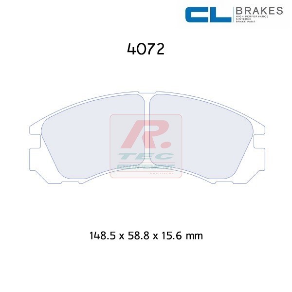 4072RC6 - Plaquettes CL brakes RC6