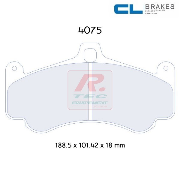 4075RC6E - Pastillas de freno CL Brakes RC6E
