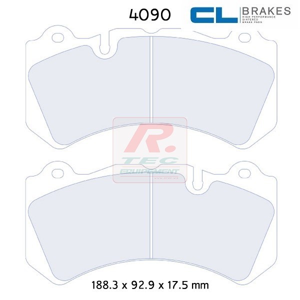 4090RC8 - CL brake pads RC8