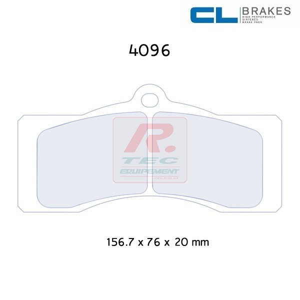4096T14RC6 - Plaquettes CL brakes RC6