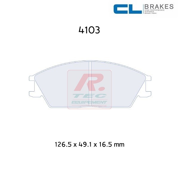 4103RC6 - CL brake pads RC6