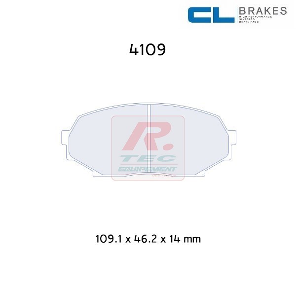 4109RC6 - Pastillas de freno CL Brakes RC6
