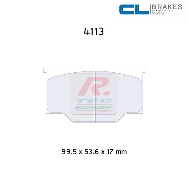 4113RC8R - Pastillas de freno CL Brakes RC8
