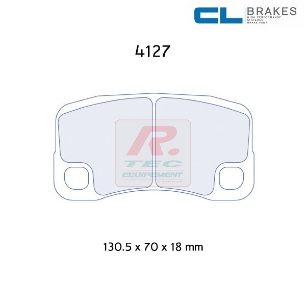 4127RC8R - CL Brakes remblokken RC8