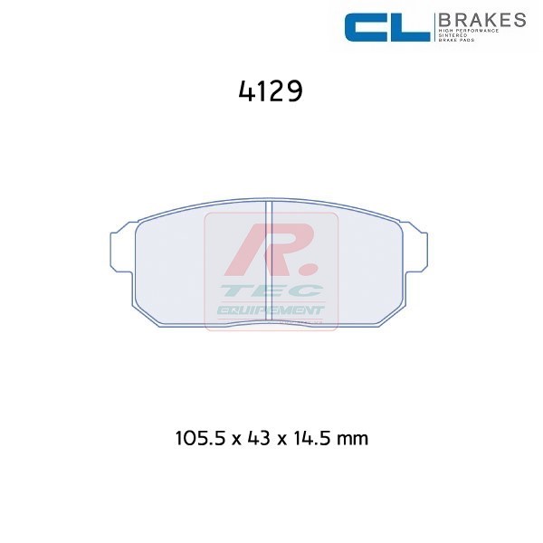 4129RC6 - Plaquettes CL brakes RC6