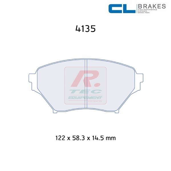4135RC5 - Plaquettes CL brakes RC5