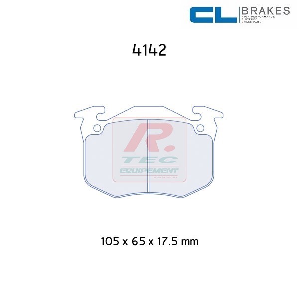 4142RC5 - Plaquettes CL brakes RC5
