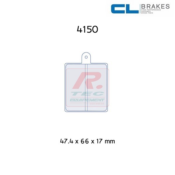 4150RC5 - CL brake pads RC5