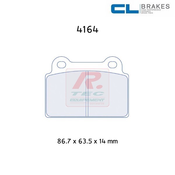 4164RC5 - Plaquettes CL brakes RC5