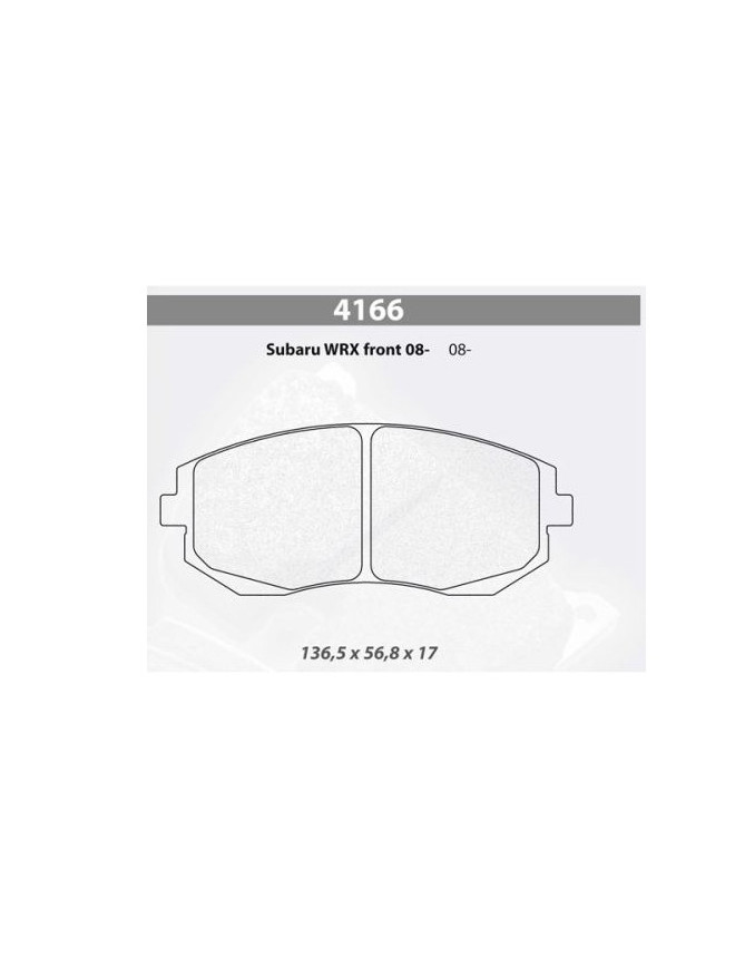 4166RC6 - CL brake pads RC6