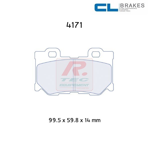 4171RC5 - Pastillas de freno CL Brakes RC5