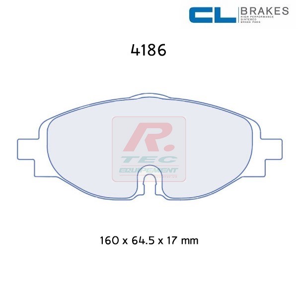 4186RC5 - Pastillas de freno CL Brakes RC5