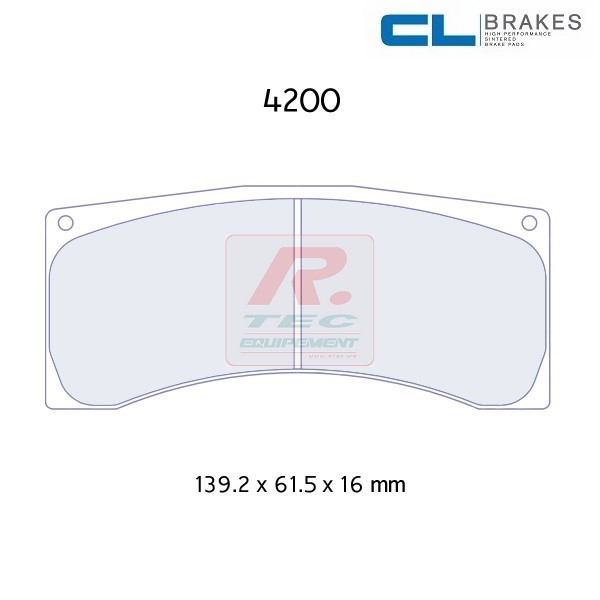 4200RC8R - CL Brakes remblokken RC8