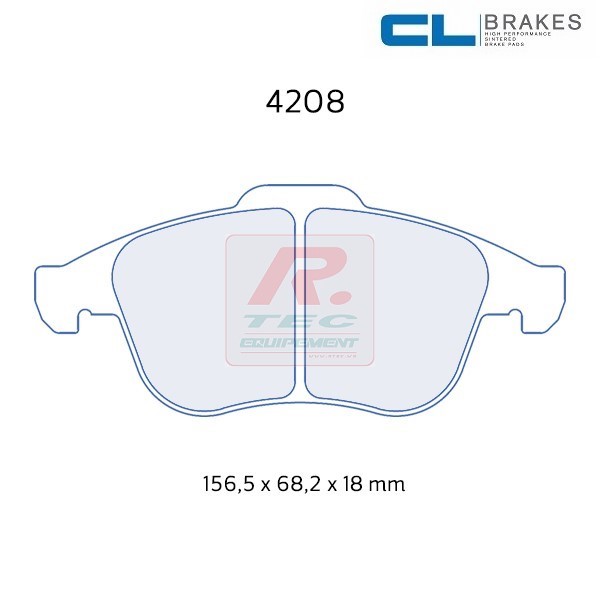 4208RC6 - Plaquettes CL brakes RC6