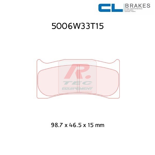 5006W33T15RC6E - Pastillas de freno CL Brakes RC6E