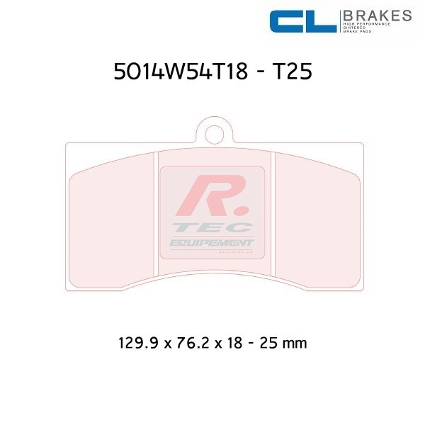 5014W54T25RC6E - Plaquettes CL brakes RC6E