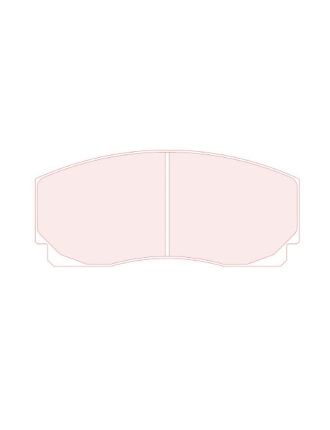 5040W50T15RC8 - CL brake pads RC8