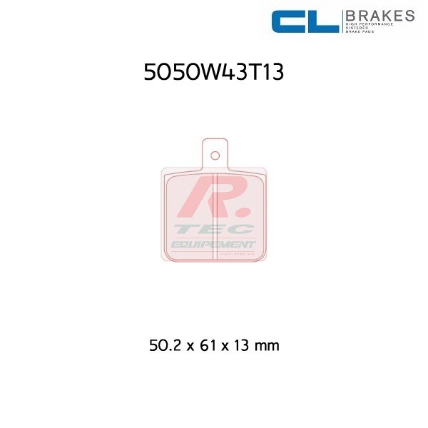 5050W43T13RC6 - CL brake pads RC6