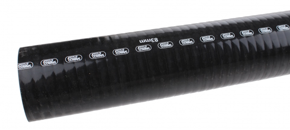 Durite droite black 1m Samco - SHL