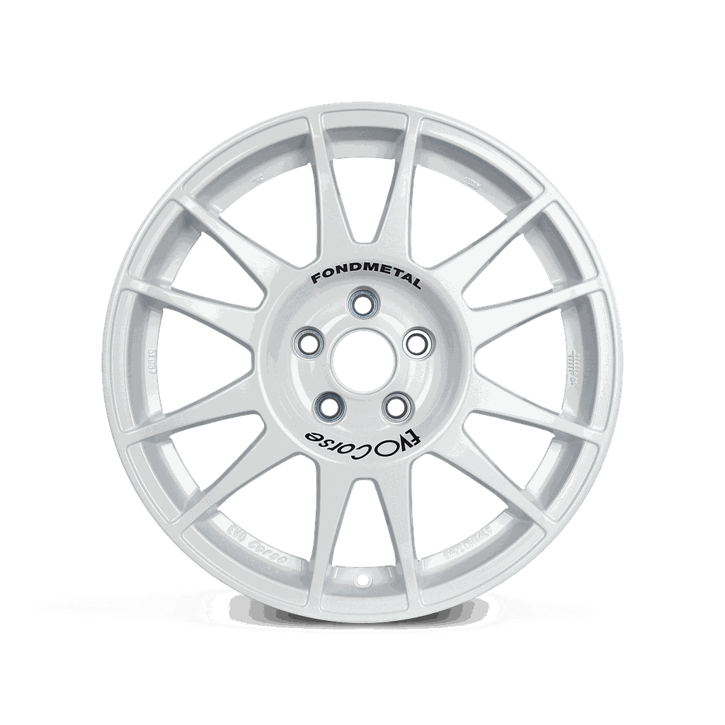 Alloy wheel SanremoCorse 18, 8x18 ET=40,6, PCD=5x122, CB=98, White, Peugeot 208 R5 / DS3R5