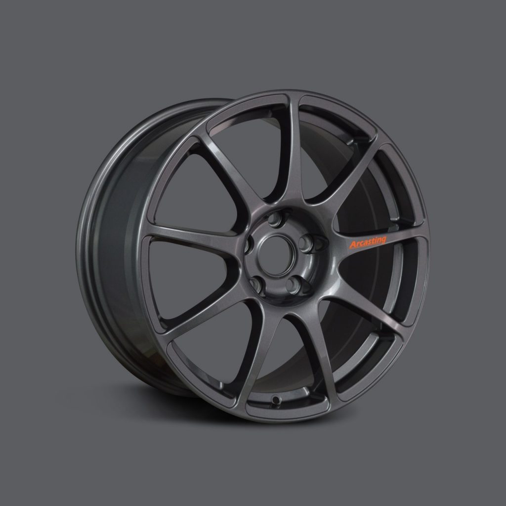 Alloy wheel Excalibur 8x18", ET=45, PCD=5x112, CB=57,1 - Antracite