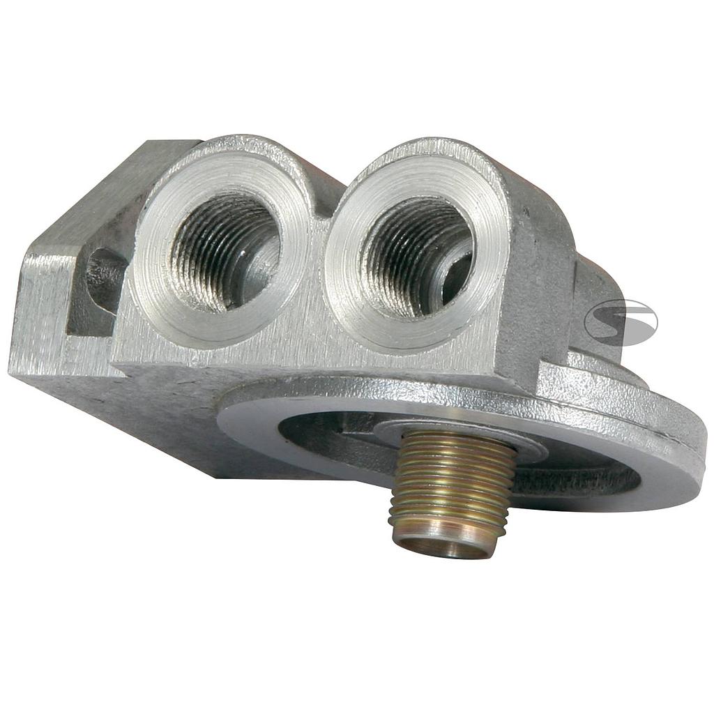 External oil filter support