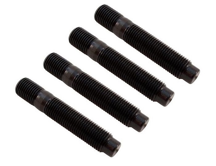 Goujon M12x1.5, L : 52 mm, noir, acier (vendus par 4)