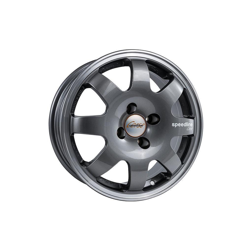 Jante Speedline SL675 Renault, 6.5x15, ET=36, PCD=4x100, Anthracite bord poli