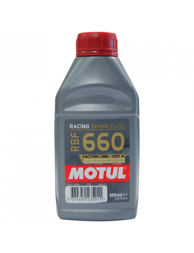 Liquide de Frein DOT 4 Motul RBF 660 1/2 L 325°C