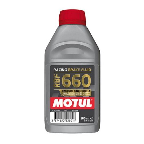 RBF 660 DOT 4 non miscible brake fluid (MOTUL)