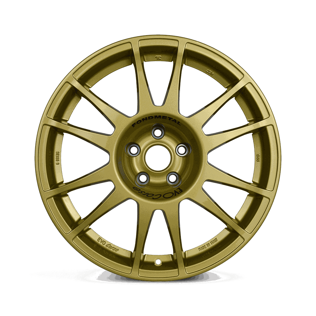 Alloy wheel SanremoCorse 18, 8x18 ET=40.6, PCD=5x122, CB=98, Gold, Peugeot 208 R5 / DS3R5