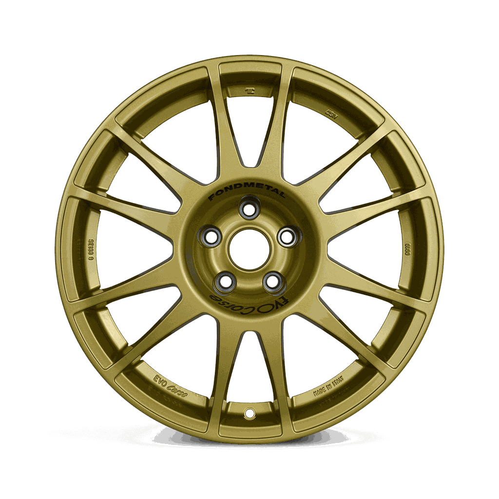 Wheel SanremoCorse, 8x18, ET=40.6, PCD=5x122, CB=98, Gold, Peugeot 208 R5 / DS3 R5