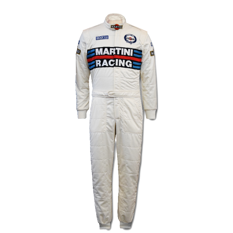 Combinaison FIA SPARCO + RS-5.1 MARTINI RACING blanche