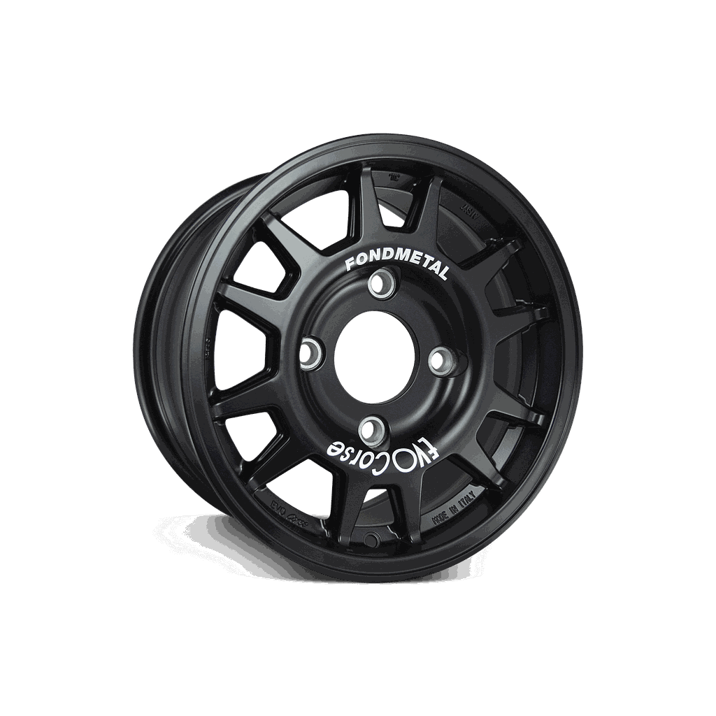 Llanta DakarZero, 6.5x14, ET=9, PCD=4x156, CB=117.1, Negro mat