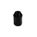 Écrou de roue ouvert M12X1.5, L : 34 mm, noir, Aluminium