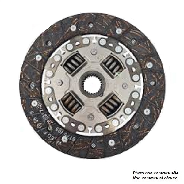 Disque d'embrayage AP AO Ø190 mm - 25.4 mm (1") X 23 - épaisseur 7.1 mm - CATHERAM MOTEUR ROVER
