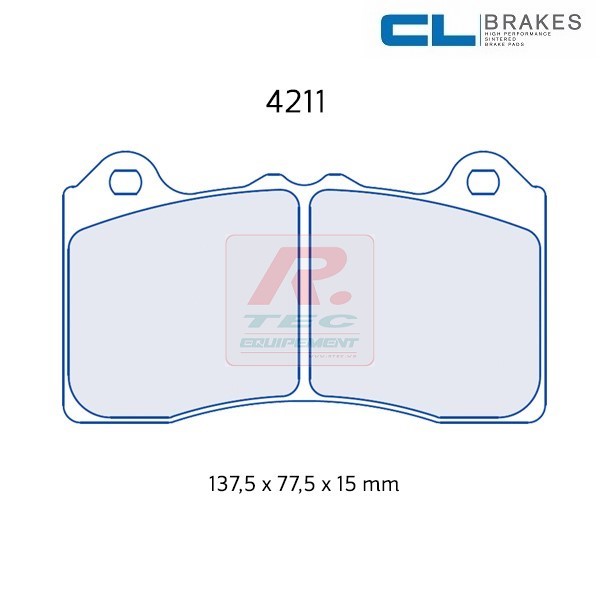 4211RC5 - Plaquettes CL brakes RC5