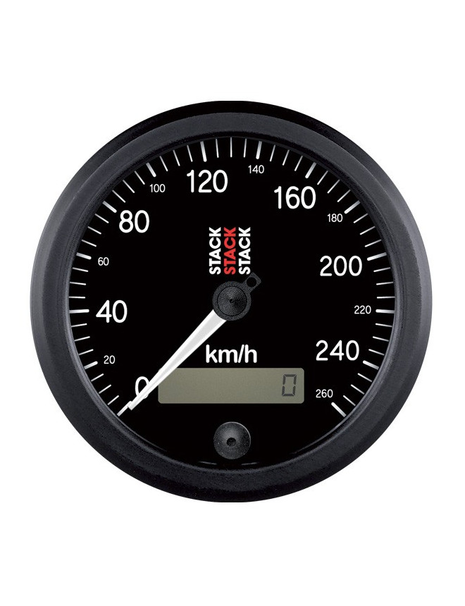 STACK Speedometer STACK 0-260km/h (Black)