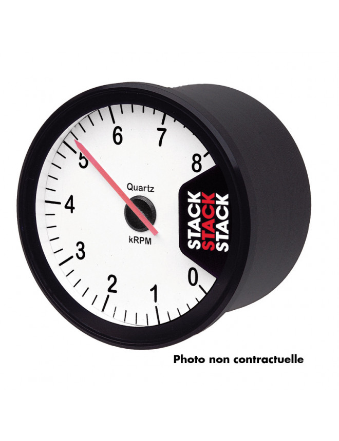 Compte Tours St200 Clubman - électrique Pas A Pas - 0-10K - Ø 80mm - Blanc