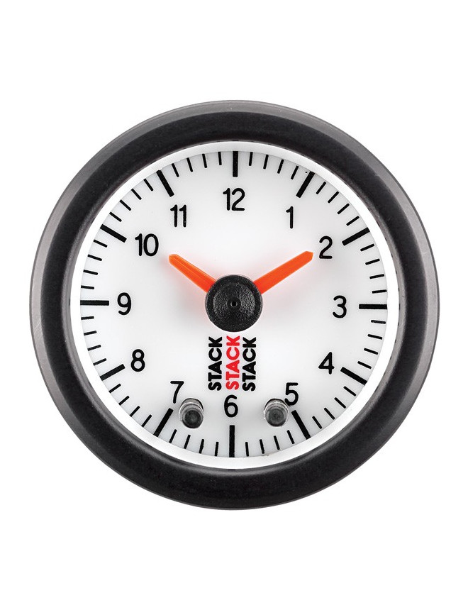 STACK analog clock (White)