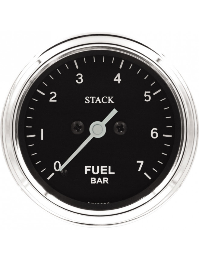 Manomètre de Pression Essence - Pro Pas A Pas - 0-7Bar - M10 - Ø 52mm - Classique