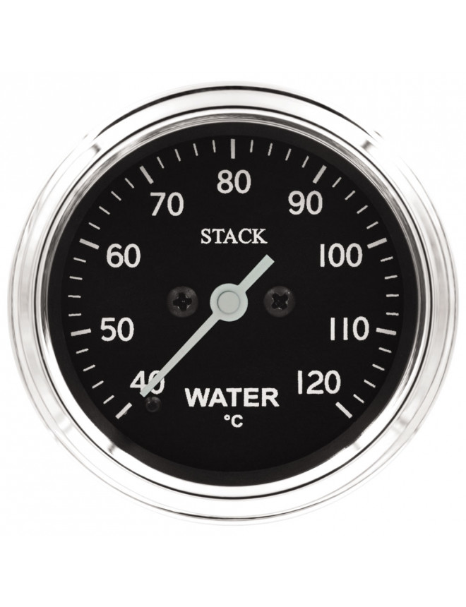 Manomètre de Température Eau - Pro Pas A Pas - 40-120°C - 1/8Nptf - Ø 52mm - Classique